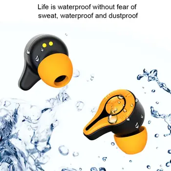 

Headset Wireless Headset Waterproof Sweatproof Function Black White Yellow Ergonomic Bluetooth Hi-Fi Stereo Earbuds 2020
