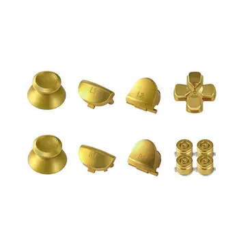 

Aluminum Metal Buttons Thumbsticks Metal ABXY L1 R1 L2 R2 Trigger for PS4 PRO Controller