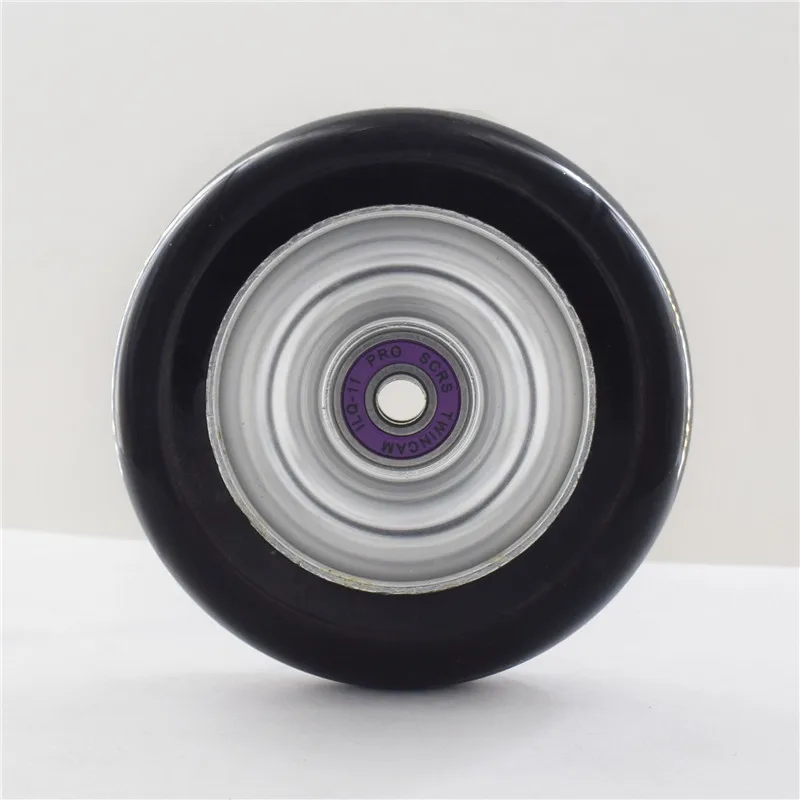 100mm round3 110 мм 100mm колеса скутера алюминиевые колеса из сплава стали концентратор высокая эластичность и высокая точность скорости колеса скейтборда 88A 2 шт./партия - Цвет: 100mm round3