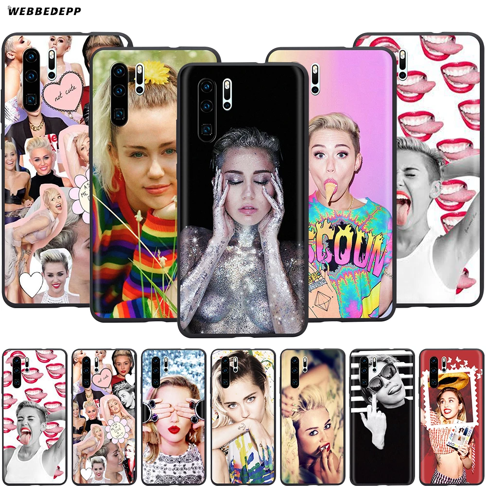 

Webbedepp Miley Cyrus Case for Huawei Mate 10 20 30 Nova 2i 2 3 3i 4 5i Y5 Y6 Y7 Y9 Pro Lite Prime