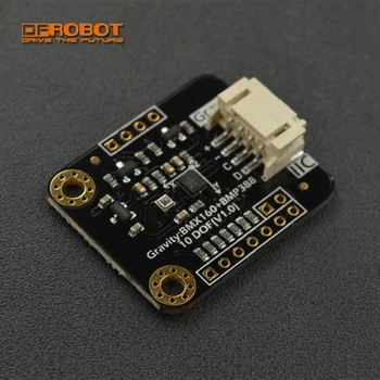 

DFRobot Gravity BMX160 BMP388 10 DOF Sensor Accelerometer Gyroscope Geomagnetic Barometric Pressure Temperature Sensor for Drone