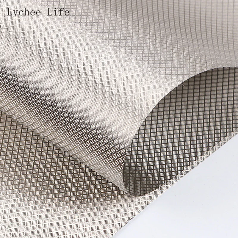 Lychee жизнь анти-сканирование анти-статическое ткань для изготовления накладки RFID Экранирование прочный защитный экран для защиты от радиации электромагнитного ткань
