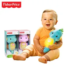 FISHER-PRICE Плюшевые Игрушки для раннего детского образования сон звук и свет успокаивающий гиппокамп Подарки кукла игрушка для детей