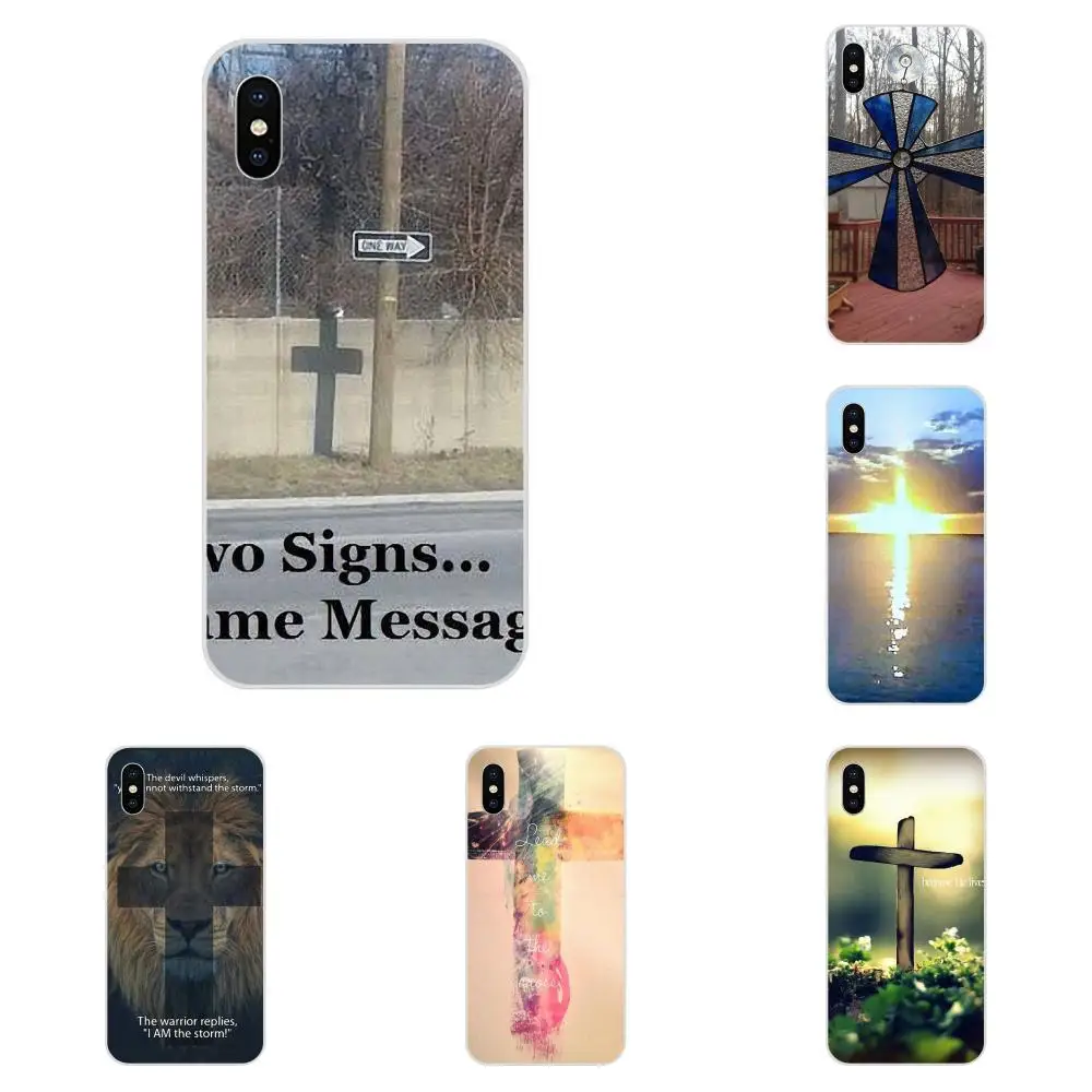 

TPU Silicone Case For Xiaomi Redmi Mi 4 7A 9T K20 CC9 CC9e Note 7 9 Y3 SE Pro Prime Go Play New Christian Cross Style