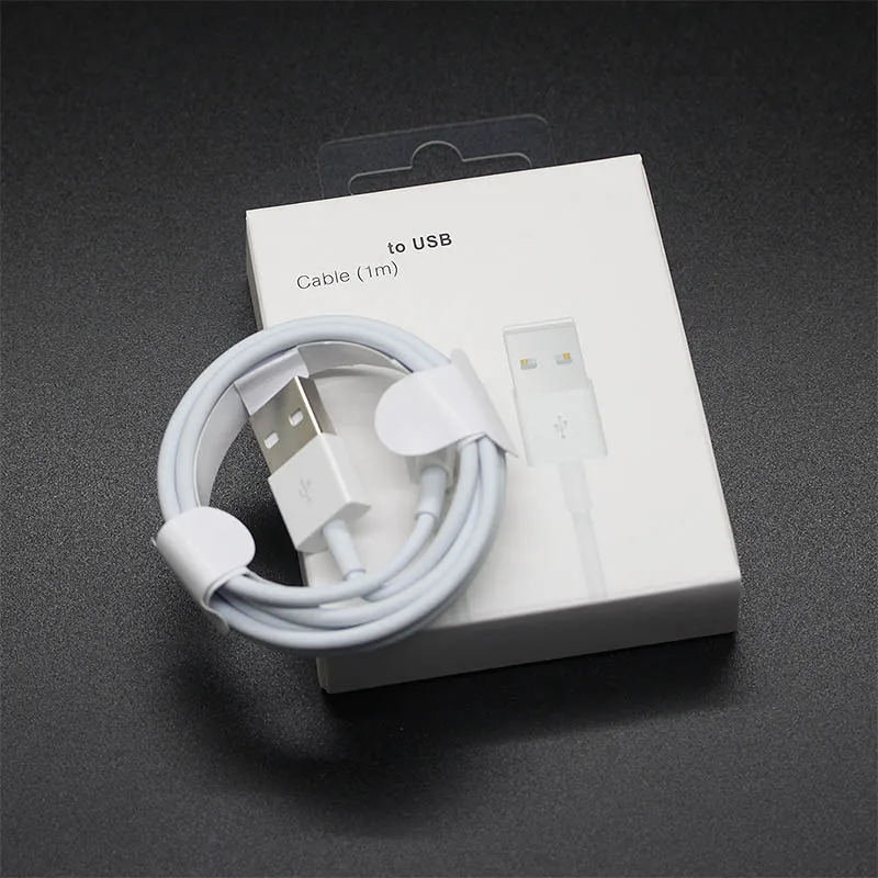 10pcs/lot 1m 2m USB Data Charging Cable for iPhone 6S 6 7 8 Plus 11 Pro XS Max X XR SE 5S 5C 5 USB Charger Cables