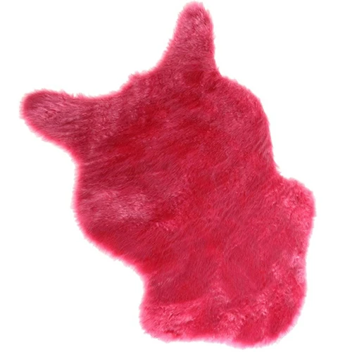 Soft Faux Sheepskin Rug Mat Carpet Pad Anti-Slip Chair Sofa Cover Home Decor
