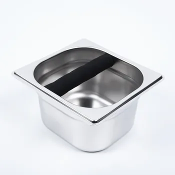 

1x COFFEE KNOCK BOX Compact Grinds Accessories Tamper Tamp Grind Kitchen Tool Coffee Tea Espresso Makers tools accessories