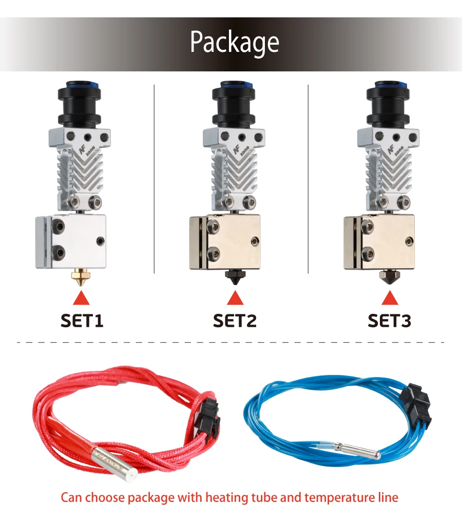 kit e3d v6 j-head hotend com ventilador