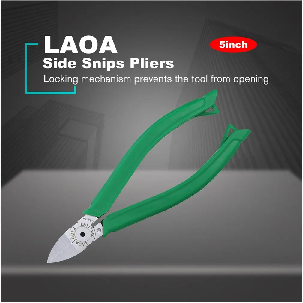 LAOA Japan Type Pliers Nippers Cr-V Plastic Jewelry Electrical Wire Cable Cutters Cutting Side Snips Electrictrician tool