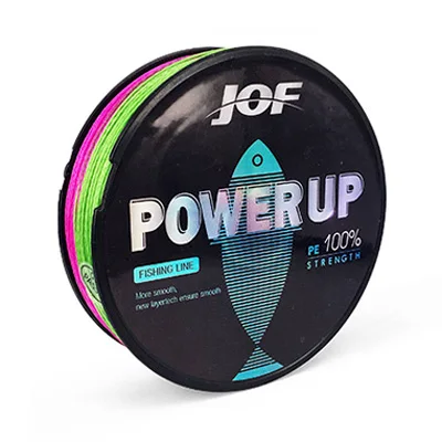 Multicolor JOF SuperPower 150m 9 Strand 20LB-100LB PE плетеная леска прочная - Цвет: Multicolor