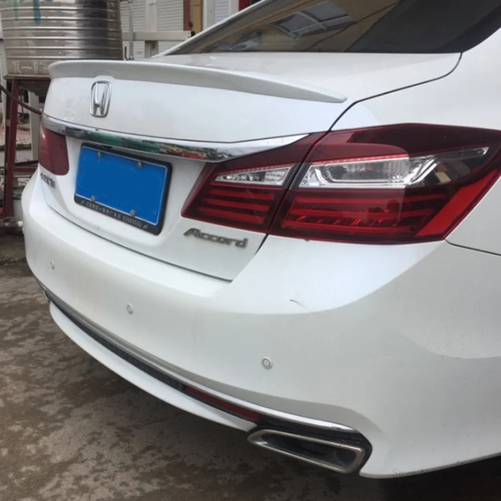 AITWATT для Honda Accord черный спойлер Высокое качество ABS пластмассовый задний Багажник крыло багажника спойлер задней крышки крыши белый спойлер для автомобиля