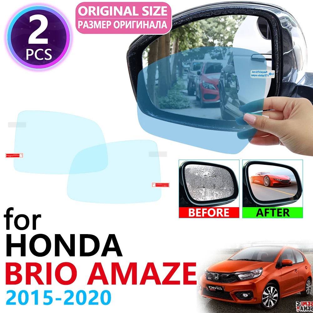 Для Honda Brio Amaze Brio Сатья RS~ полное покрытие Зеркало заднего вида непромокаемые Анти-противотуманная пленка аксессуары
