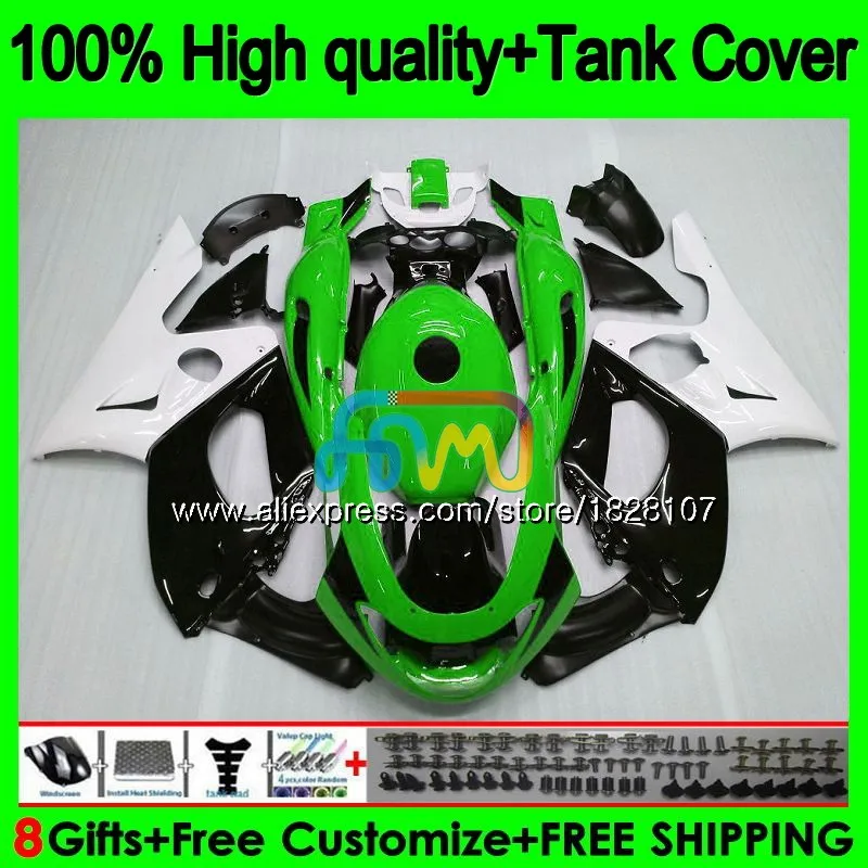 Цвета: зеленый, черный YZF-600R для YAMAHA YZF600R Thundercat 96 97 98 1999 2000 2001 02 72BS. 129 YZF 600R 1996 1997 1998 99 00 01 обтекатель - Цвет: No. 1