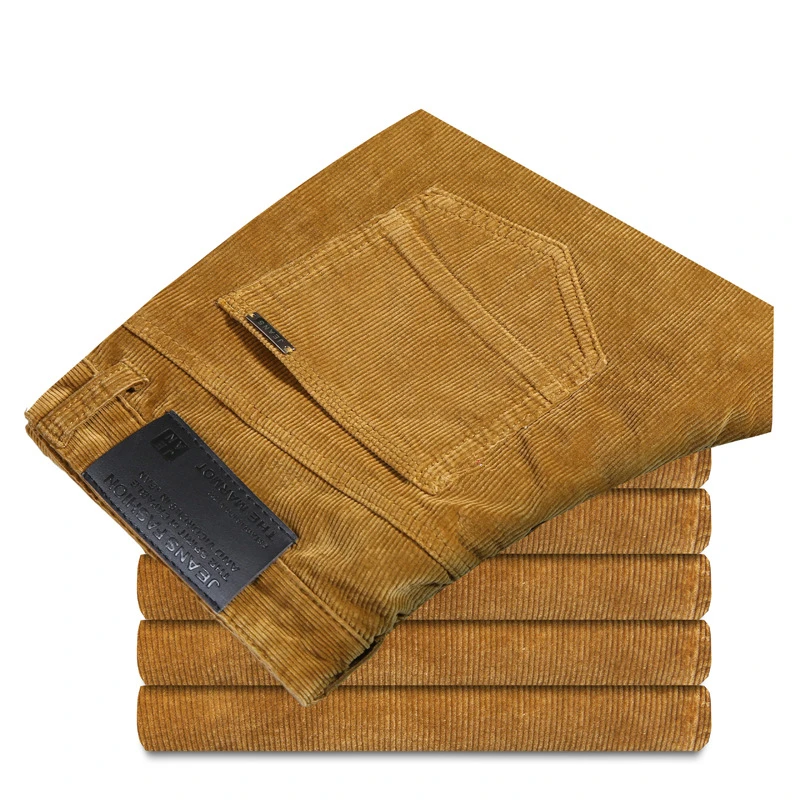 Высокое качество Новинка осени и зимы 2019 мужские деловые брюки прямые