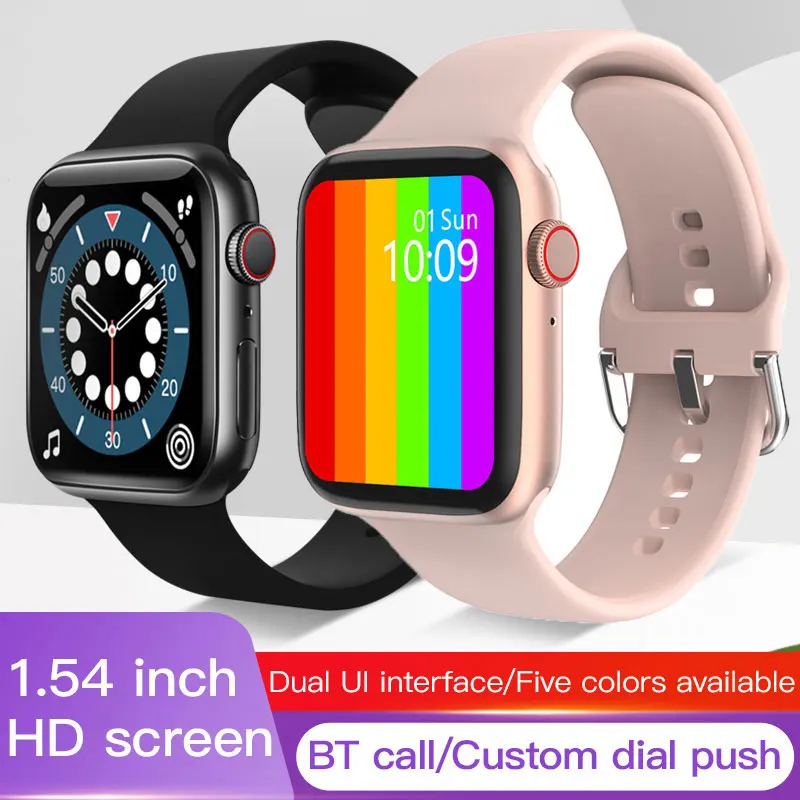 ZHTGMEN 2021 Smart Watch Men Women Bluetooth Call Heart Rate Fitness Tracker Watches Music Control Sport Smartwatch Watch IWO