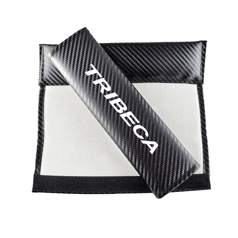 WHITE 2pcs 1 пара автомобильных ремней безопасности подушки под плечи для Subaru Tribeca Защита плеч авто аксессуары для интерьера - Название цвета: WHITE 2pcs