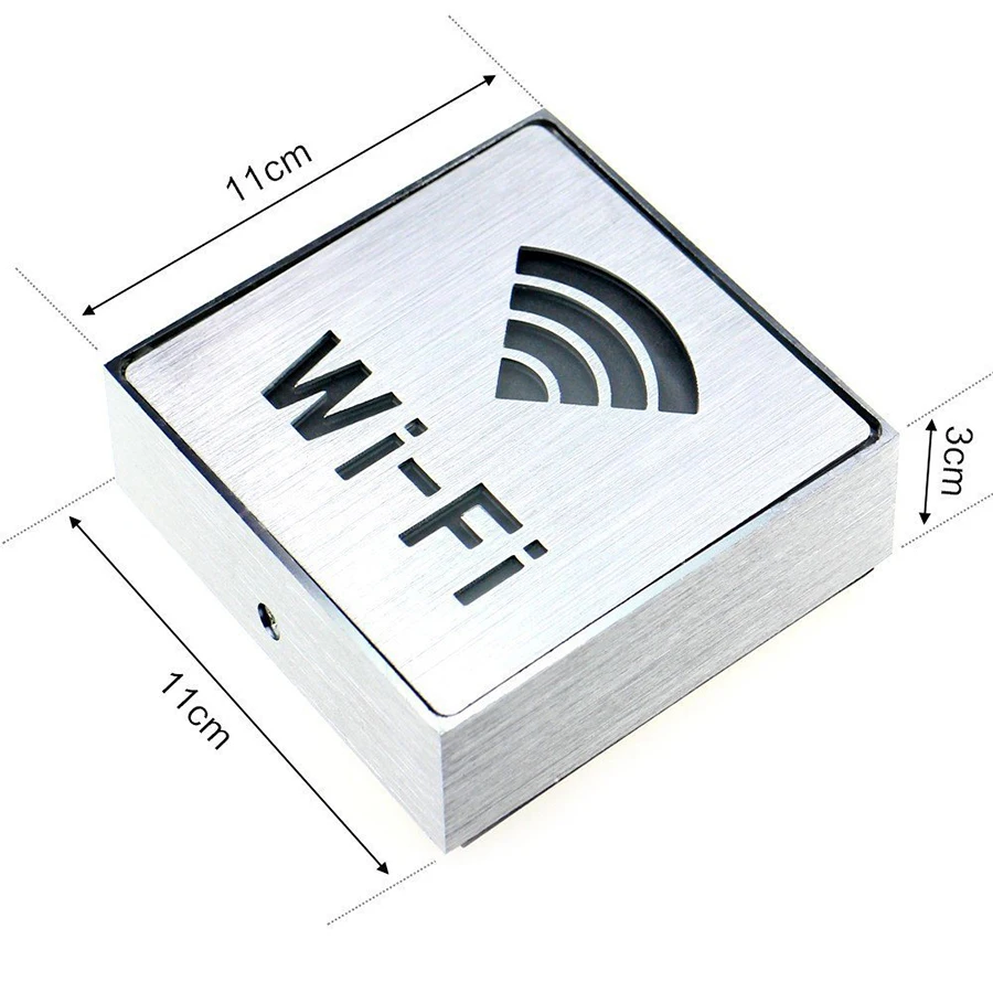 Светодиодная аварийная лампа аварийный индикатор знак освещение для туалета wifi выход и т. д. в общественных местах информация знак сигнальные огни