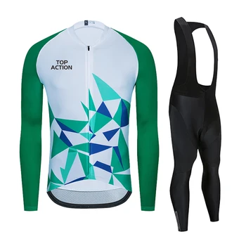 

2020 Autumn suit Pro Cycling Jersey Set Long Sleeve Mountain Bike Clothes Wear Men Racing Bicycle Clothing Ropa Maillot Ciclismo