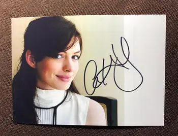 

hand signed Anne Hathaway autographed photo 5*7 autograph in ink 112019P5