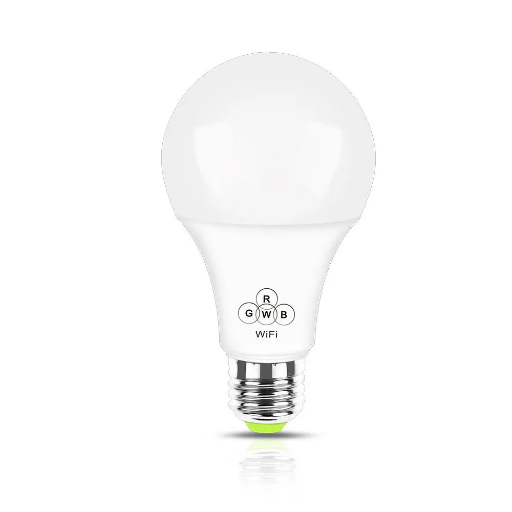 

Super Bright LED Lamp WIFI Control Home Decoration Bar Google Light Bulb RGBW E27 Wireless Party Alexa