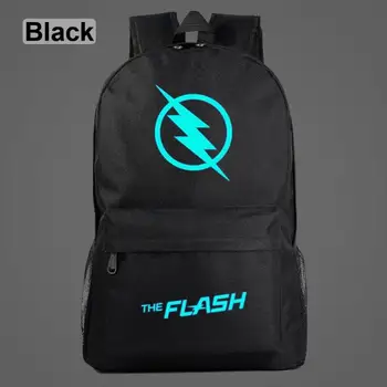 

Luminous Fashion Series The Flash Superhero Boy Girl School bag Teenagers Student Schoolbags Women Packsack Men Backpack