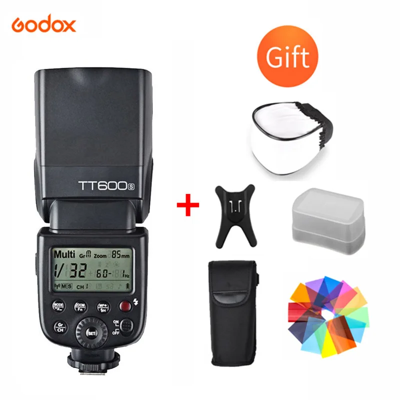 Беспроводная вспышка Godox TT600 2 4G GN60 Master/Slave для sony a6000 a6300 a6500 a7 ii MI Shoe camera s |