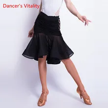 Сексуальная Латинская Танцевальная Юбка Новая Женская Юбка Для Взрослых Нижнее Белье Сплит Танцевальная Одежда Латинская Танцевальная Одежда Конкурс / производительность S-XXL
