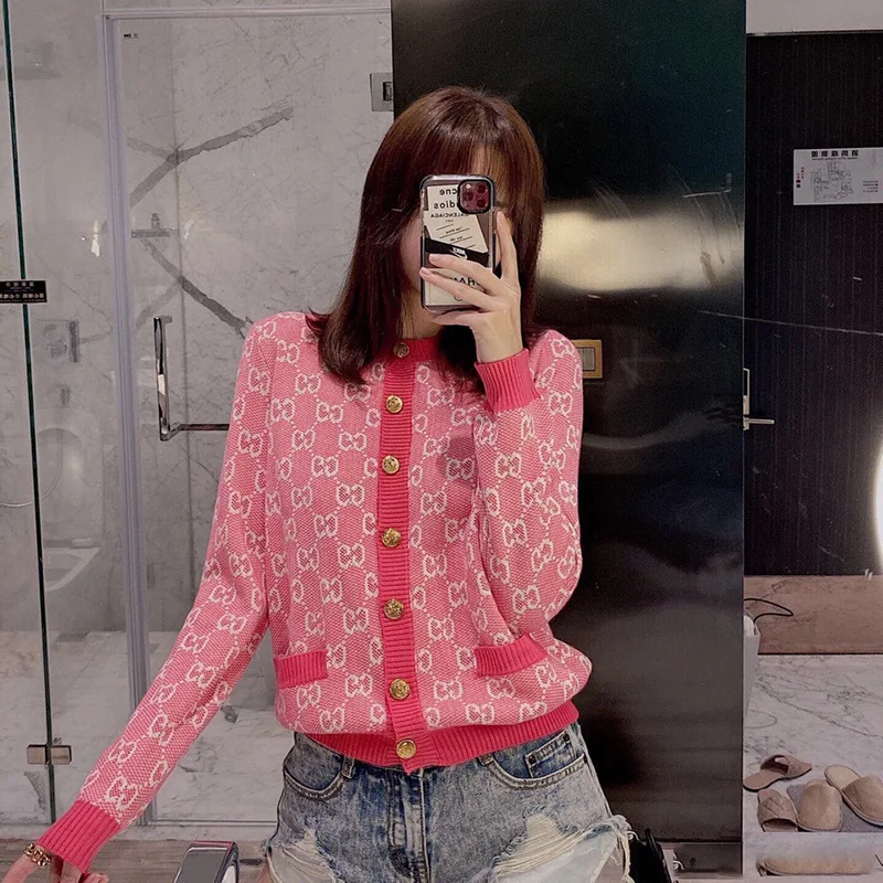 

2020 New Sweet Knitted Cardigan Women's Sweater Autumn Winter Loose Coat Graceful