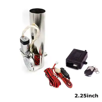 

2.25" 57mm Exhaust Control Valve Exhaust Pipe Electric Pipe Exhaust Electrical Cutout with Remote Control Wholesale