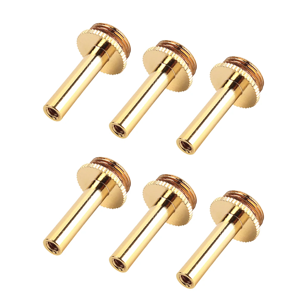 15x29mm Trumpet Connecting Rod Screws Instrumental Accessory 6pcs/set Copper