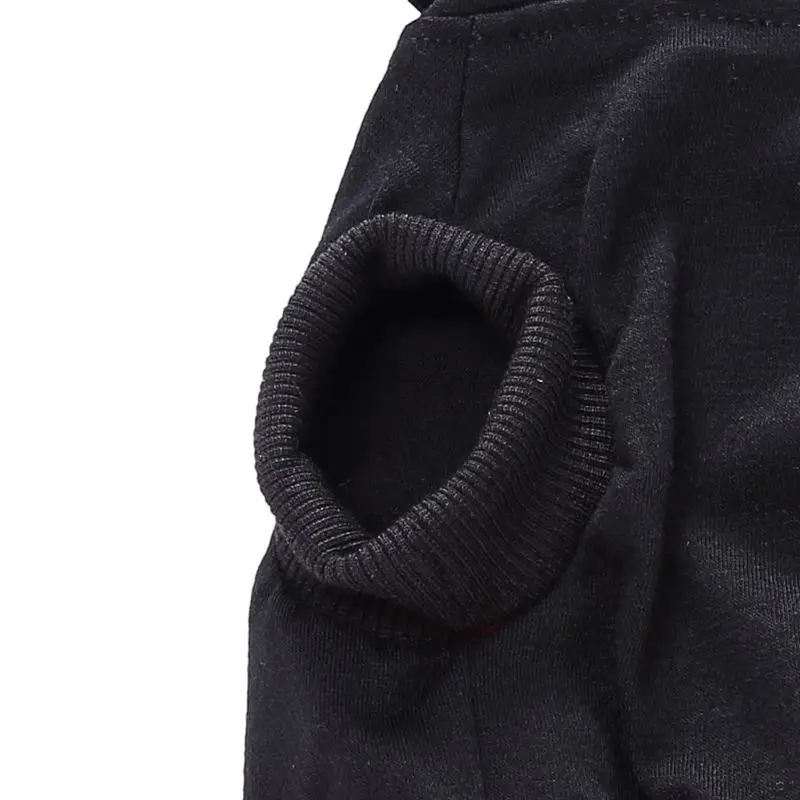 Pet Dog Cotton Vests Solid Comfortable T Shirt with Caps Puppy Soft Casual Cloth for Small Medium Dog Pet Cloth Supplies x