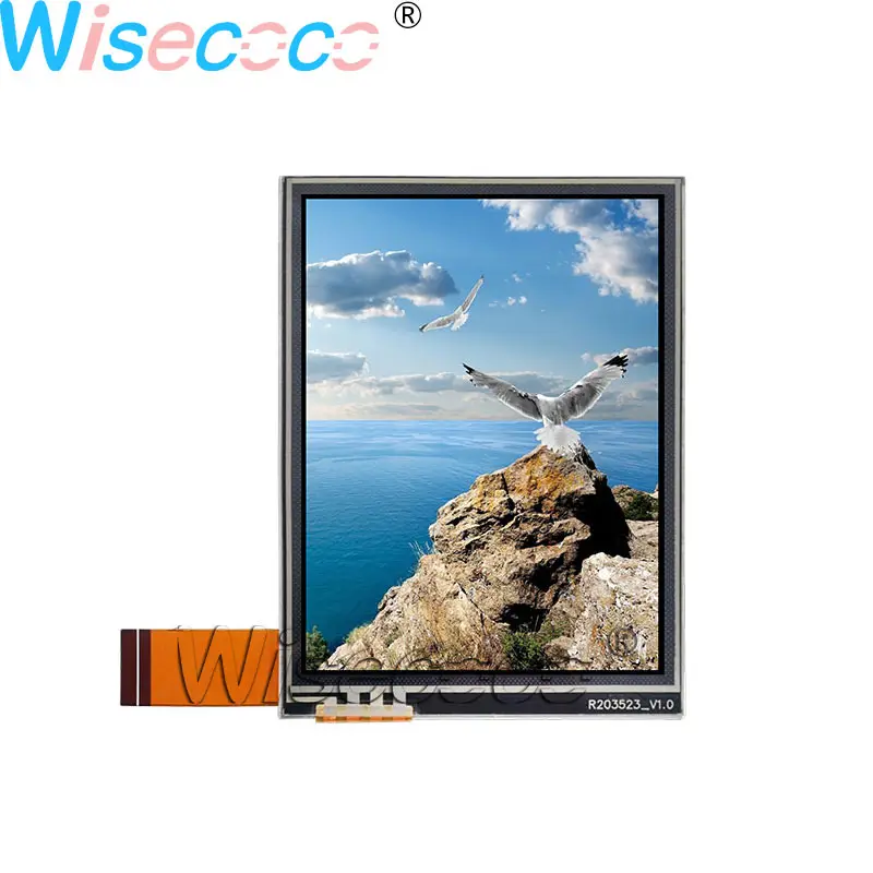 Wisecoco 3,5 дюймовый ЖК-дисплей 480*640 650 нит высокая яркость ttl 39 контактов с резистивным сенсорным экраном