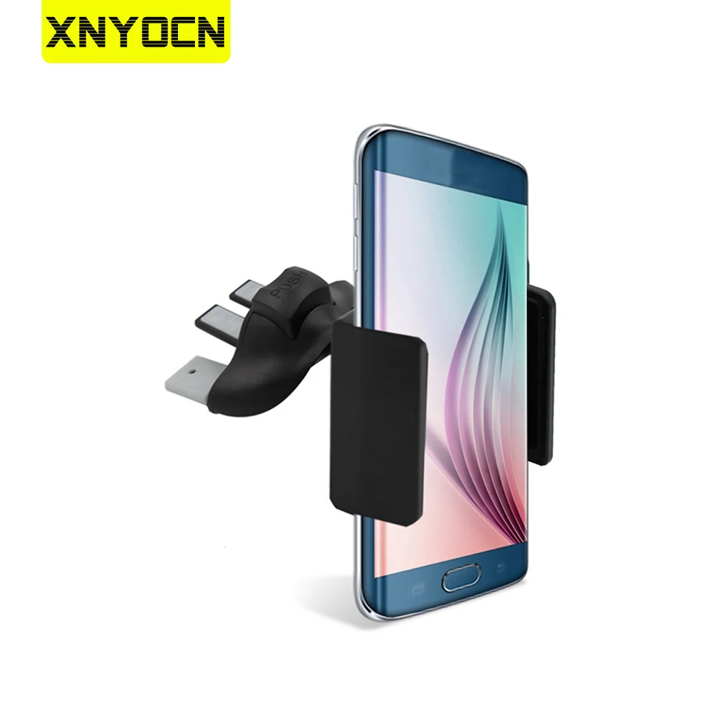Xnyocn 범용 자동차 CD 슬롯 폰 마운트 거치대, 자동차 에어 벤트 스탠드 크래들, 자동차 전화 지지대
