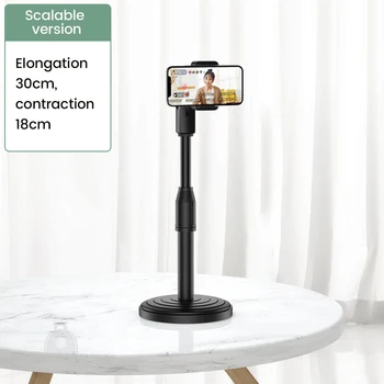 

Retractable Multi-functional Mobile Phone Stand For Live BroadcastDesk Table Clip Bracket Table Cell Phone Support Holder Mount