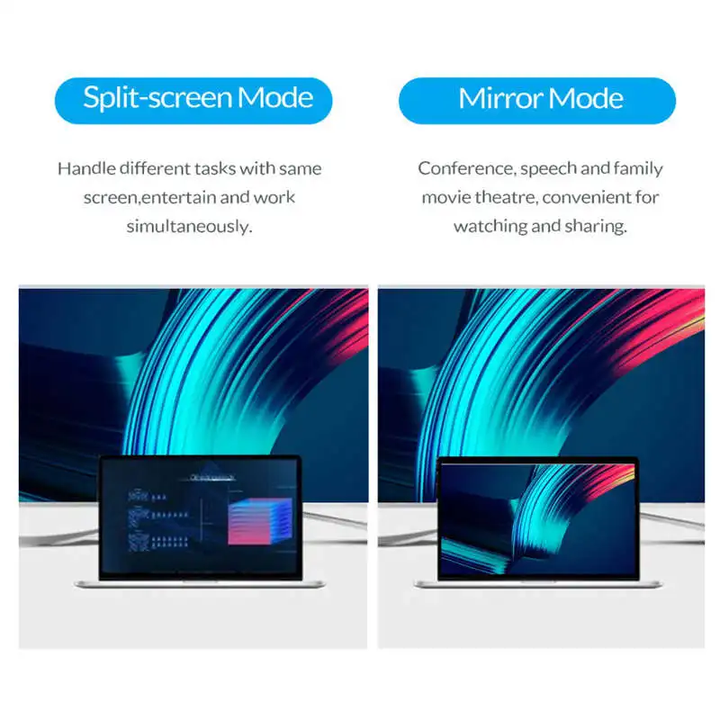 Адаптер Orico type-C для Vga с кабелем 15 см конвертер Usb 3,1 видео аудио адаптер для Macbook