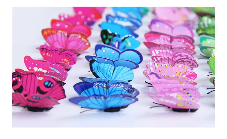 ПВХ имитация бабочки креативные ремесла магнитный холодильник занавес украшение бабочка