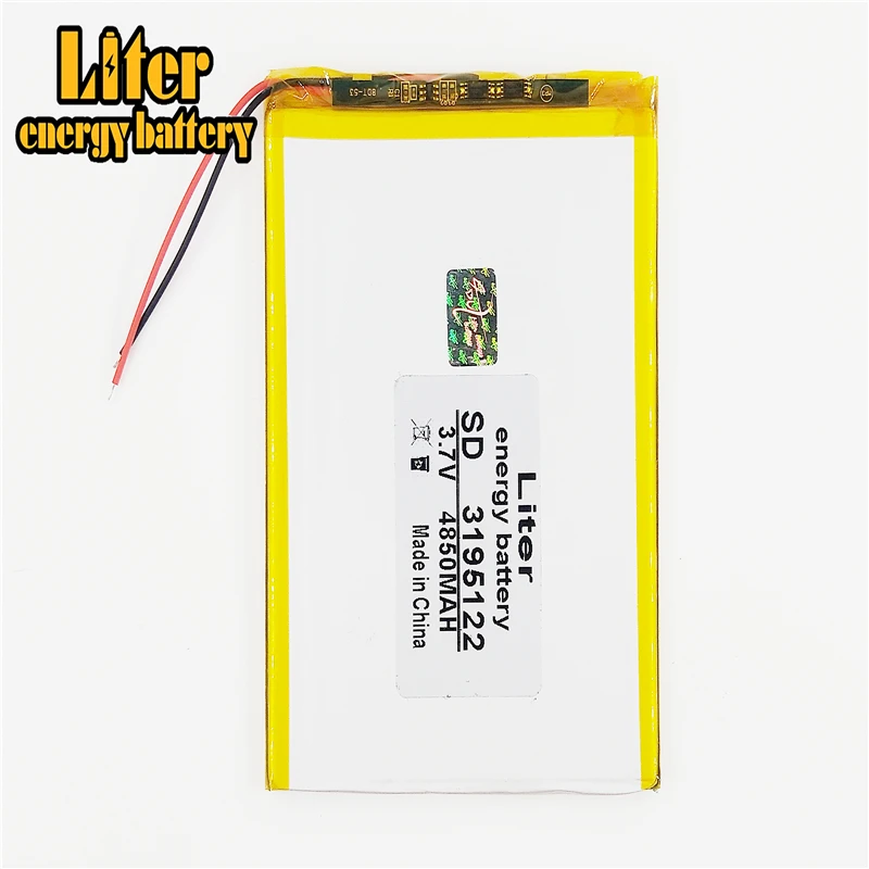 Литий-полимерный перезаряжаемый аккумулятор 3 7 в 4850 мАч литий-полимерный 3195122