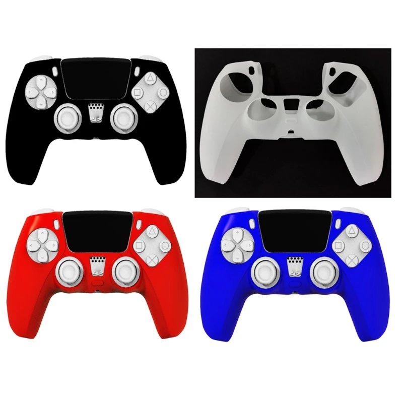 

4 Colors Soft Silicone Protective Case Cover Skin For -SONY Playstation 5 PS5 Controller Gamepad Game Accessories