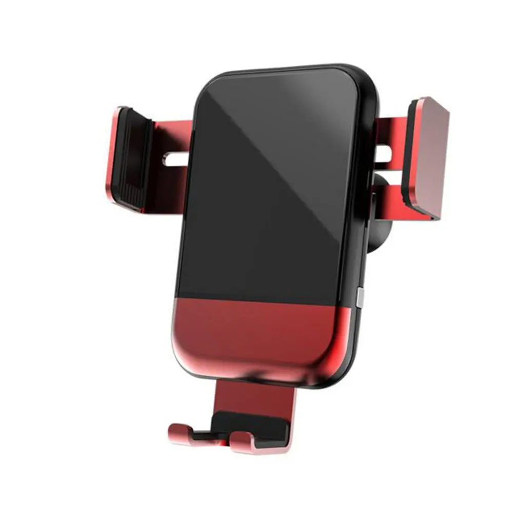 red Автомобильный держатель для телефона 360 Вращающийся держатель для телефона в Автомобиле вентиляционное крепление Автомобильный держатель Подставка для iPhone 7 8 XS Max Универсальный - Цвет: red