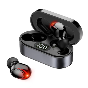 

In Ear HIFI Stereo Sound Charging Box Sport Deep Bass Waterproof With Microphone For Android Wireless Bluetooth Earphones
