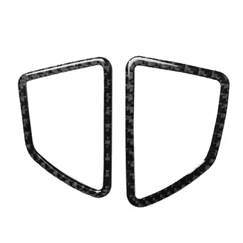 

2Pcs Carbon Fiber Car Sticker / For Car Auto Accessories For E70E71 / Old X5X6 Air Vent Sticker-E70 X5 E71 X6 (2008-2013)
