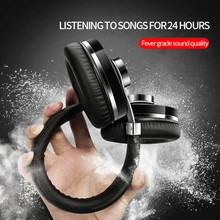 HiFi беспроводные наушники Bluetooth гарнитура Складные стерео игровые наушники с микрофоном для мобильного телефона IPad