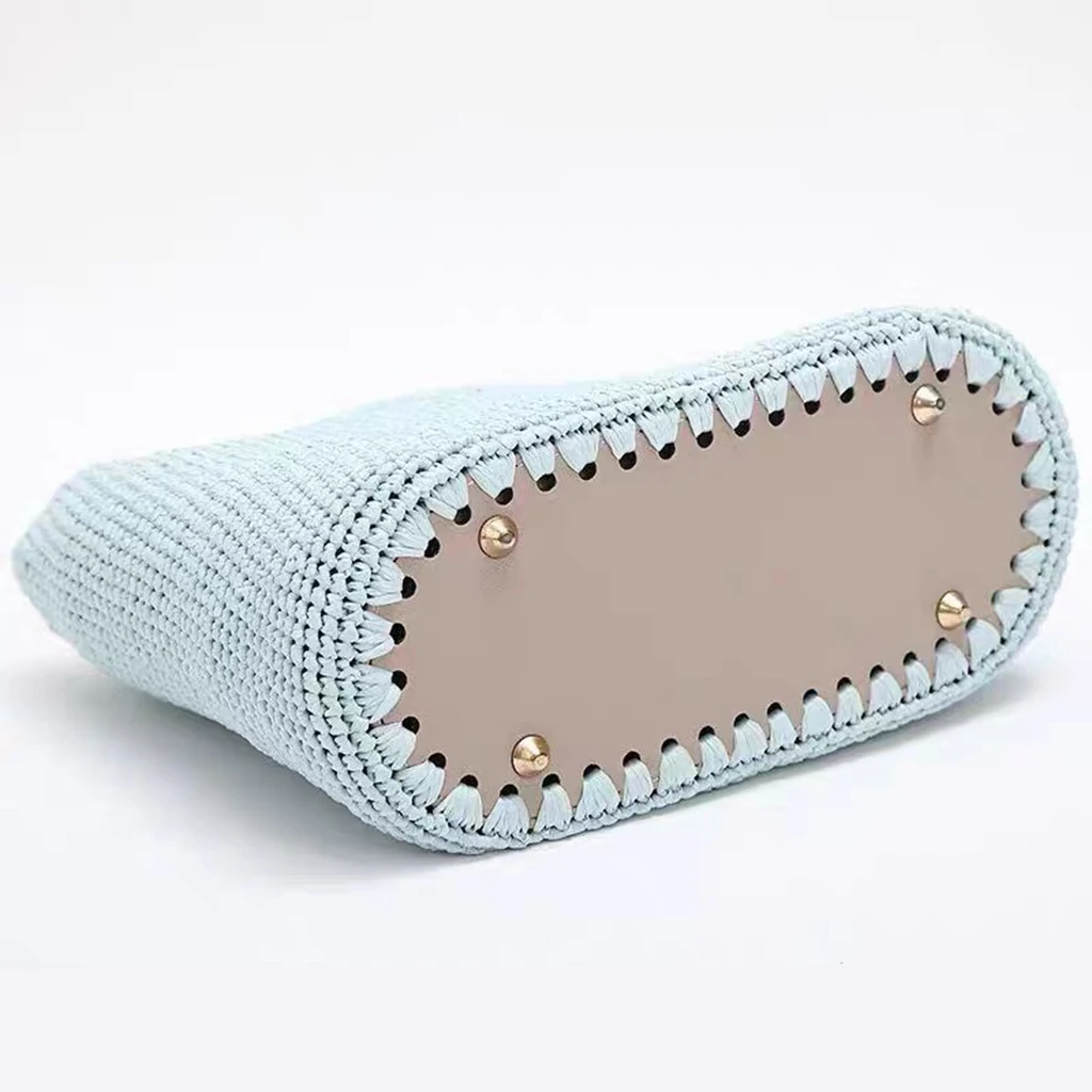 Hardened Leather DIY Bags Bottom Shaper Pad Insert Replacement Bag Making Parts leather bag bottom pad for crochet shaper tote Hardened Leather DIY Bags Bottom Shaper Pad Insert Replacement Bag Making Parts leather bag bottom pad for crochet shaper tote