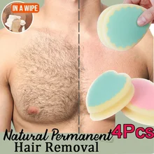 1/4pcs Effective Hair Removal Depilation Sponge Hair Hair Painless Tool Epilator Pad Remover Cream Removal Depilation Tools