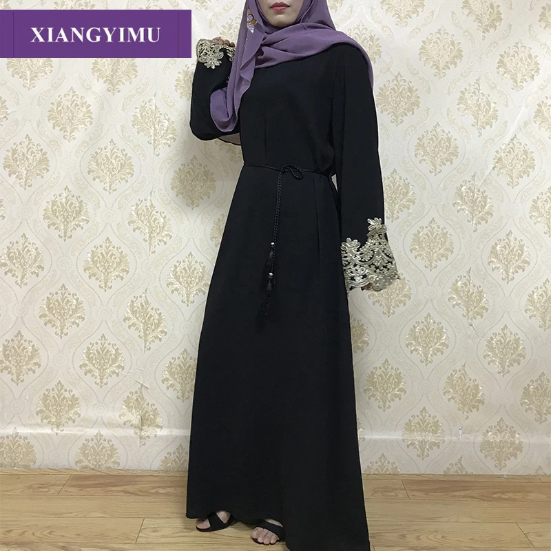 F808 Абая для женщин женские мусульманские платья gamis мусульманское платье из Дубая moslim jurken одеяние мусульмане femme djelaba femme