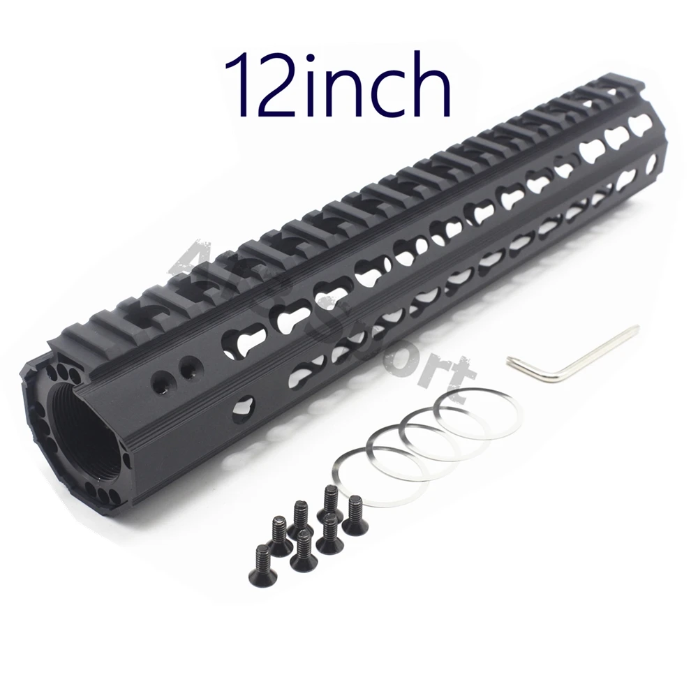 7 ''/12''/15 ''дюймовый сверхлегкий дизайн Keymod Handguard Rail Picatinny Mount sym_fit. 223/5. 56_ внутренний диаметр 46 мм