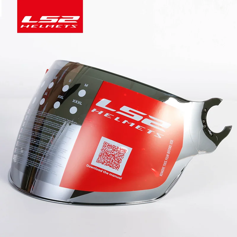 Original LS2 OF562 open face motorcycle helmet visor replace sunglasses sliver colorful black extra lens for ls2 airflow helmet