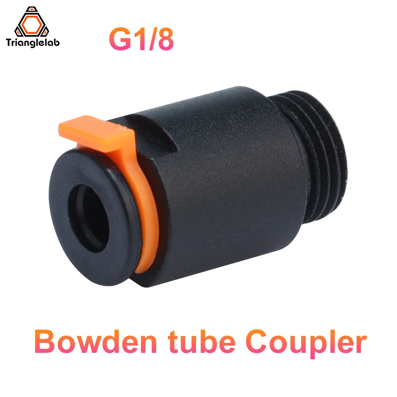 Trianglelab Bowden Tube Coupler G1/8 PC4-01 1.75MM Pneumatic connector bowden Quick Jointer coupler mk8 extruder ENDER3 CR6 SE