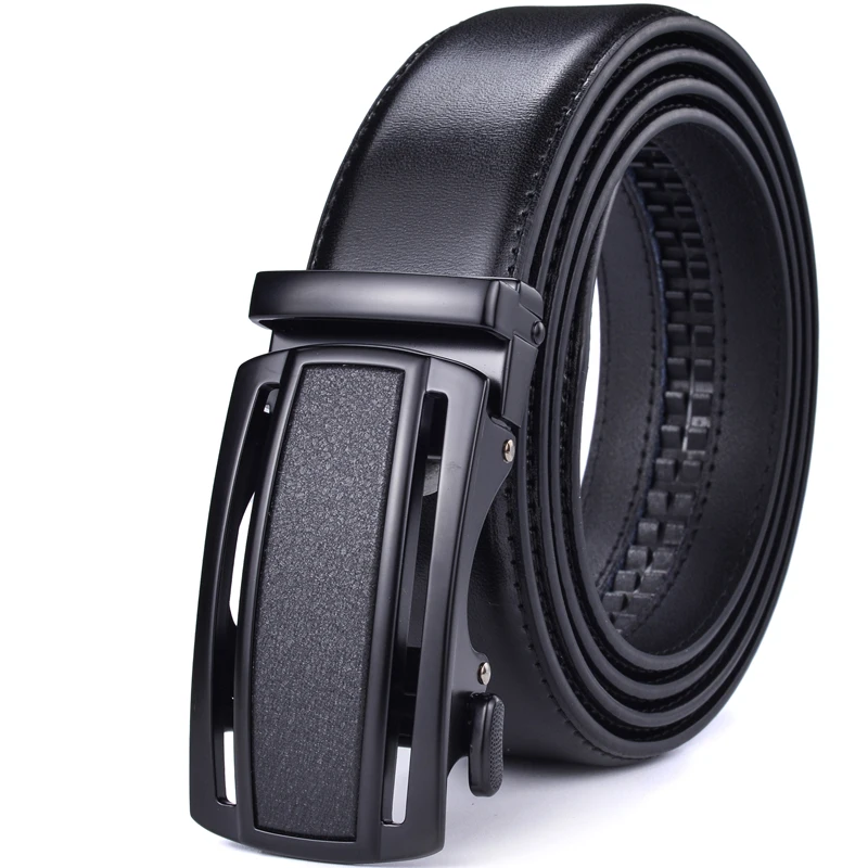 Generic Ratchet Dress Genuine Leather Belts For Men With Automatic ...