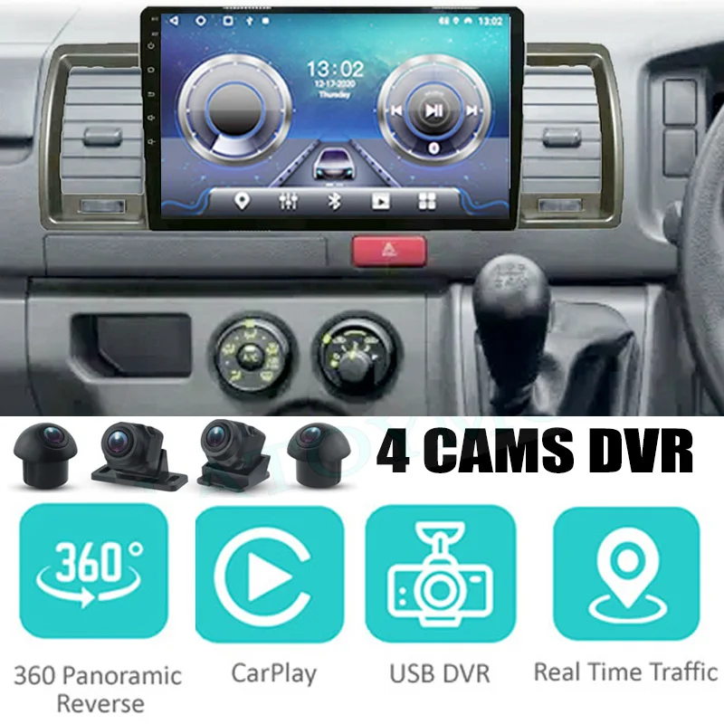 Купить Для TOYOTA HiAce H200 H300 Автомобильный GPS аудио радио навигация NAVI Player Встроенный CarPlay 360 | Автомагнитолы (1005003232817391)